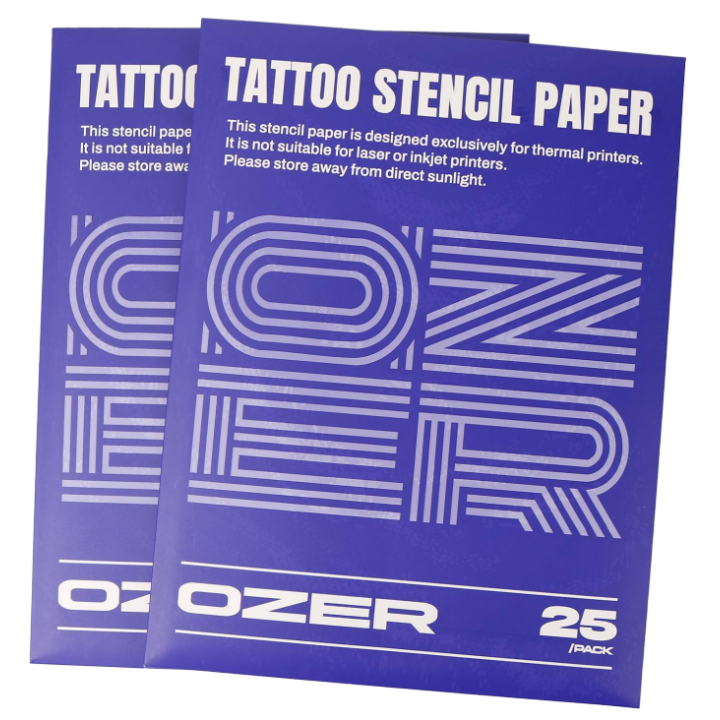Octoink - Ozer - Feuilles de transfert Thermique - Bleu/Rose x 25