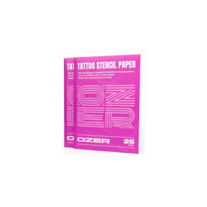 Octoink - Ozer - Feuilles de transfert Thermique - Bleu/Rose x 25