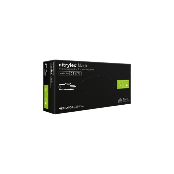 Octoink - Boite de 100 Gants Nitrylex Mercator Noir